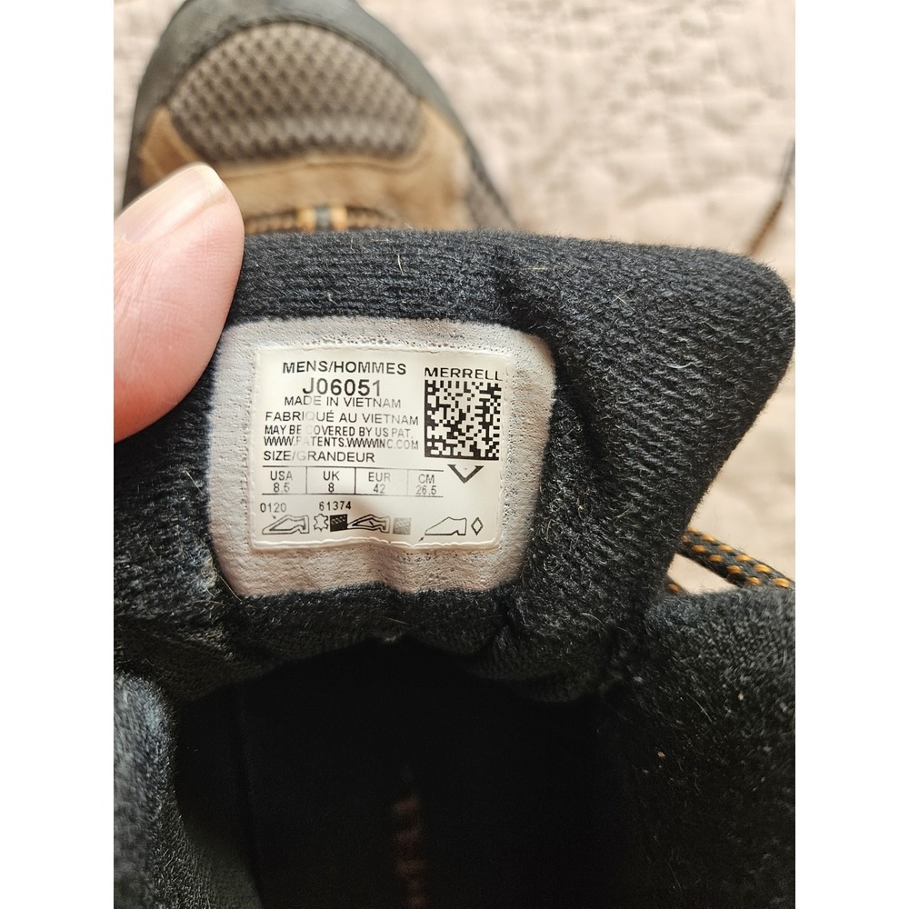 Merrell Men's Moab 2 Mid Waterproof Hiking Boot Vibram, Earth (J06051), 8.5 M - Picture 7 of 10